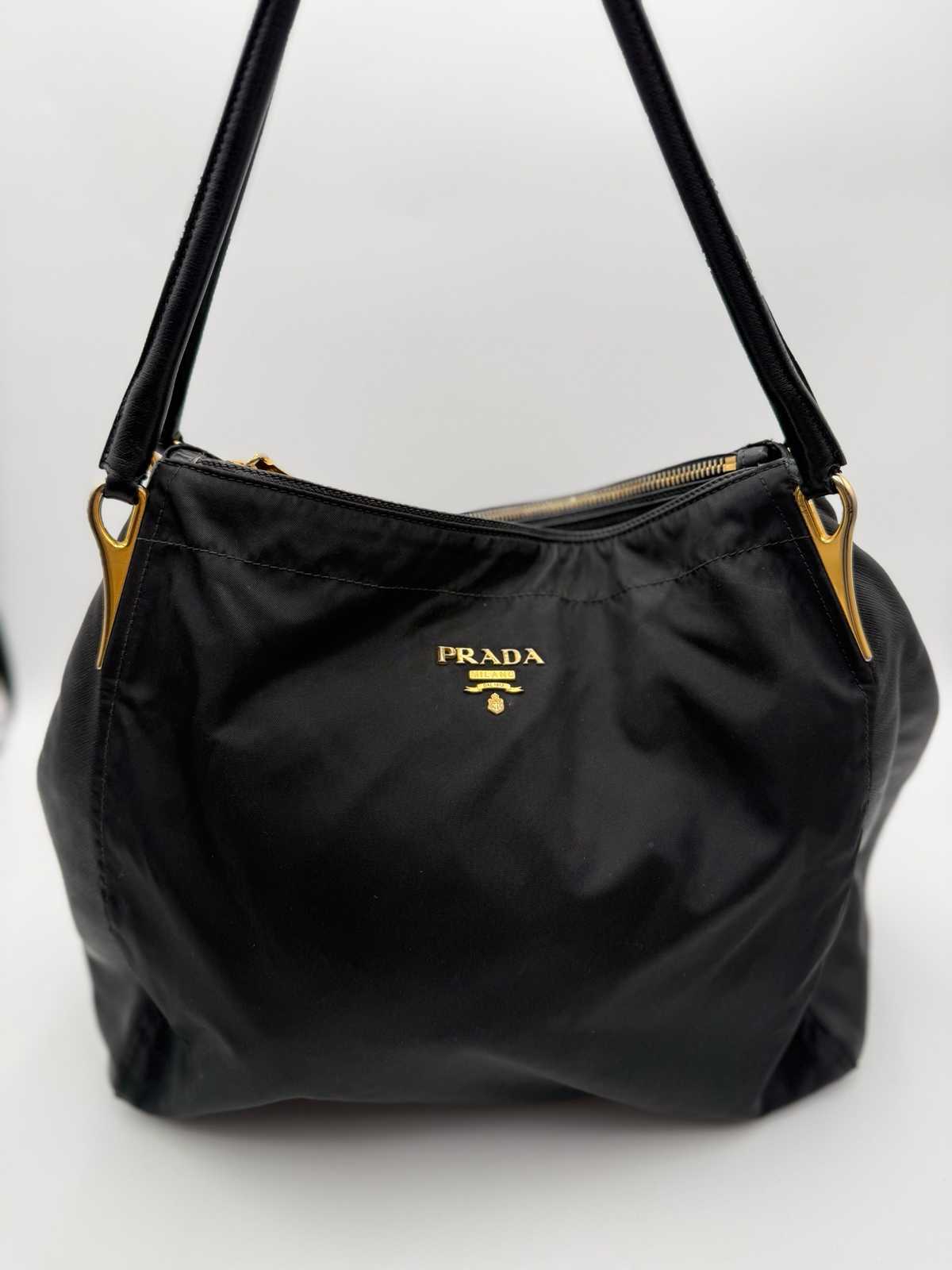 Prada Nylon Tessuto Saffiano Tote Shoulder