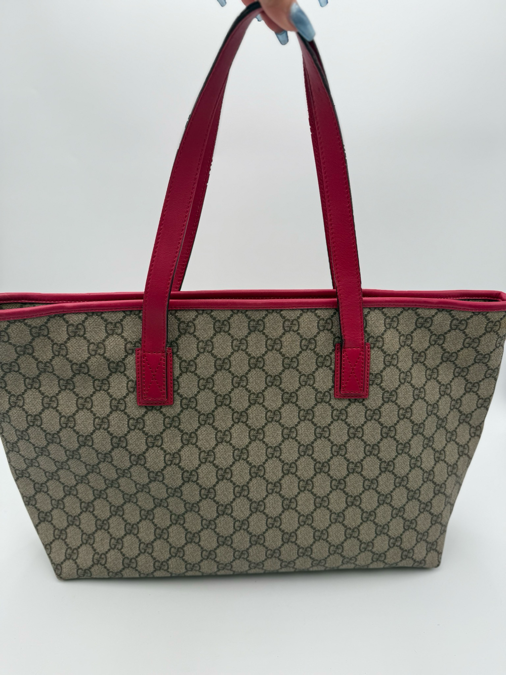 Gucci Supreme Plus Monogram Tote Zipper Limited