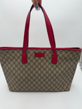 Gucci Supreme Plus Monogram Tote Zipper Limited