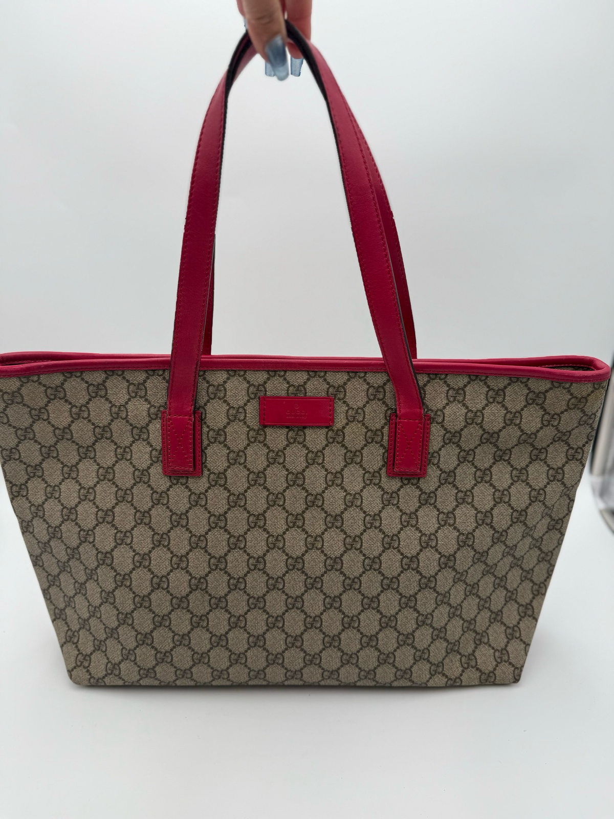 Gucci Supreme Plus Monogram Tote Zipper Limited