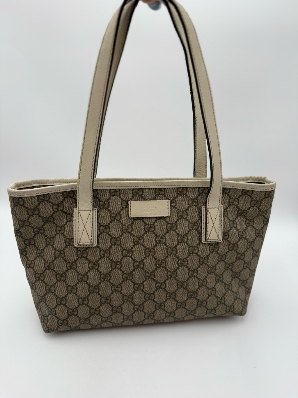 Gucci Supreme Small Tote Zipper Shoulder Bag