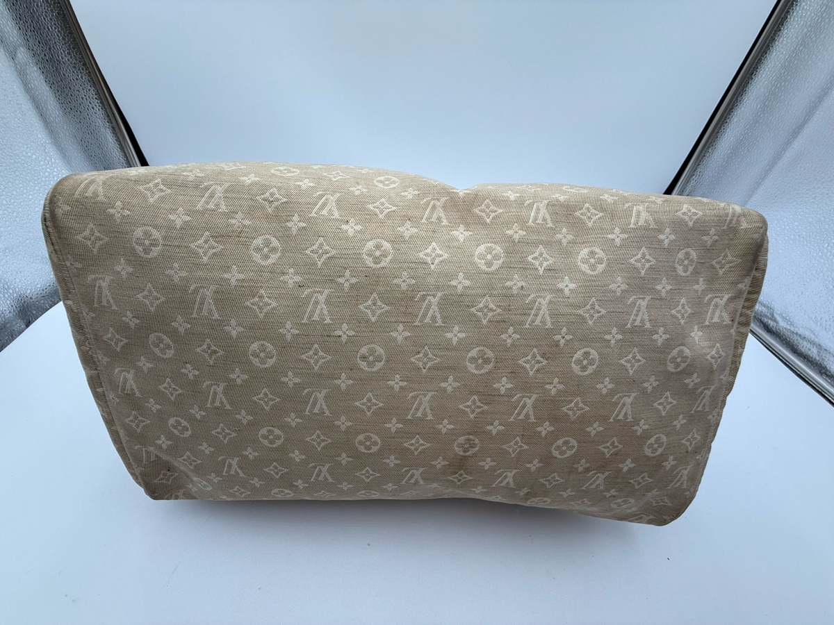 Louis Vuitton Mini Lin Speedy 30 Boston Satchel