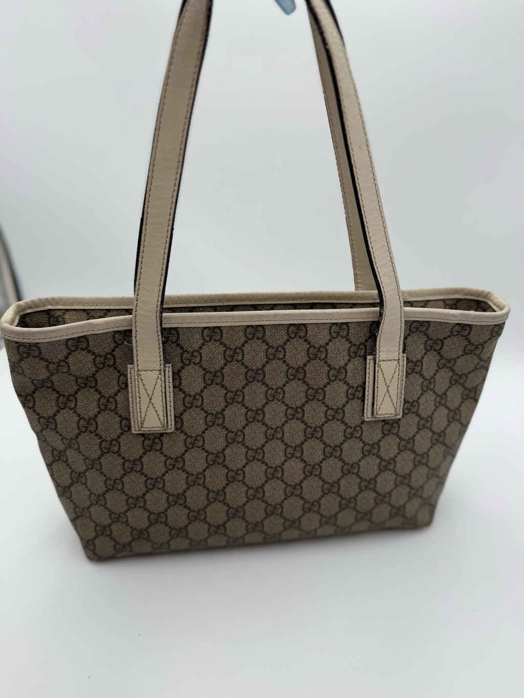 Gucci Supreme Small Tote Zipper Shoulder Bag