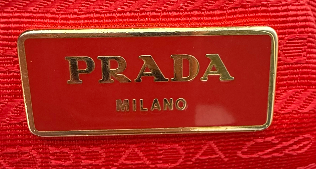 Prada Nylon Tessuto Saffiano Crossbody Messenger Sling
