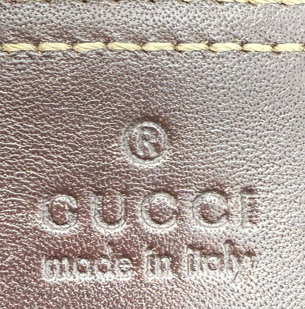 Gucci Supreme Coated Canvas Double Pocket Messenger Crossbody Bag