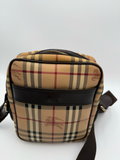 Burberry Haymarket Check Crossbody Camera Sling Messenger Paddy