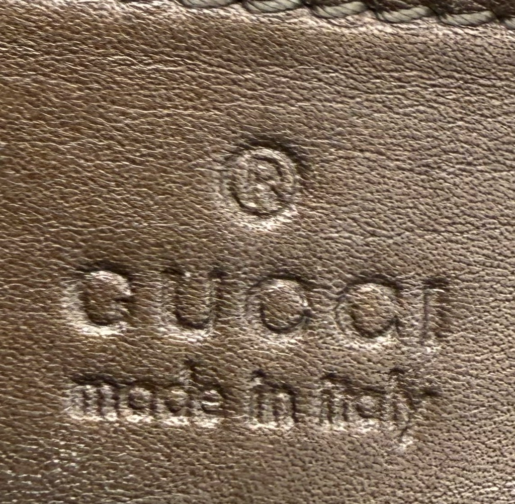 Gucci Monogram Lurex Heart Bit Icon Charm