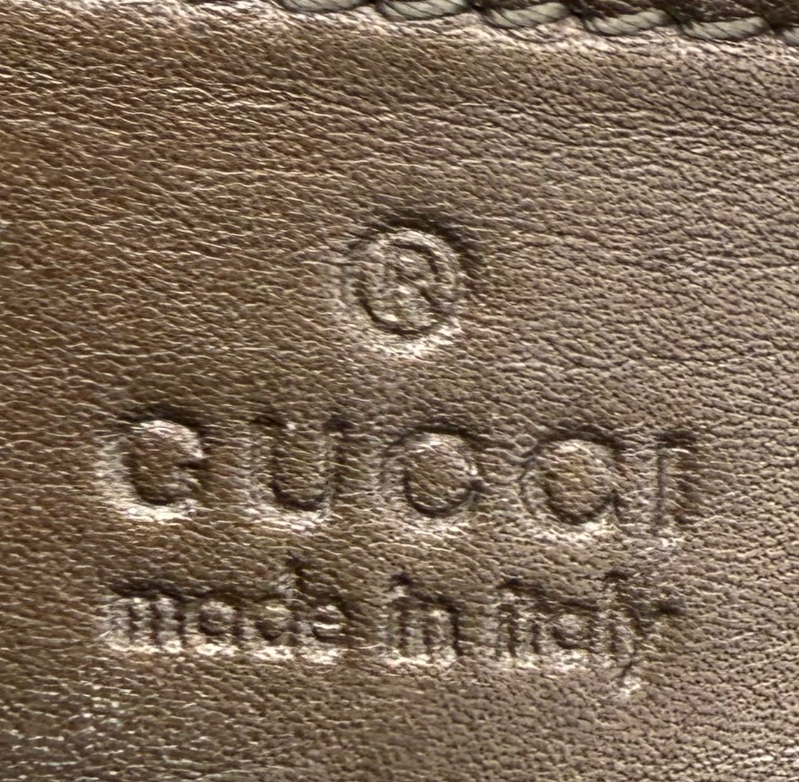 Gucci Monogram Lurex Heart Bit Icon Charm