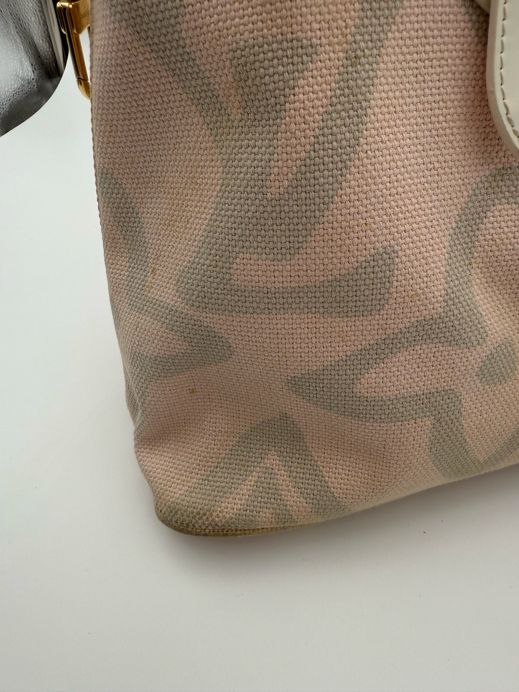 Louis Vuitton Tahitienne Cabas Canvas PM Shoulder Tote Bag