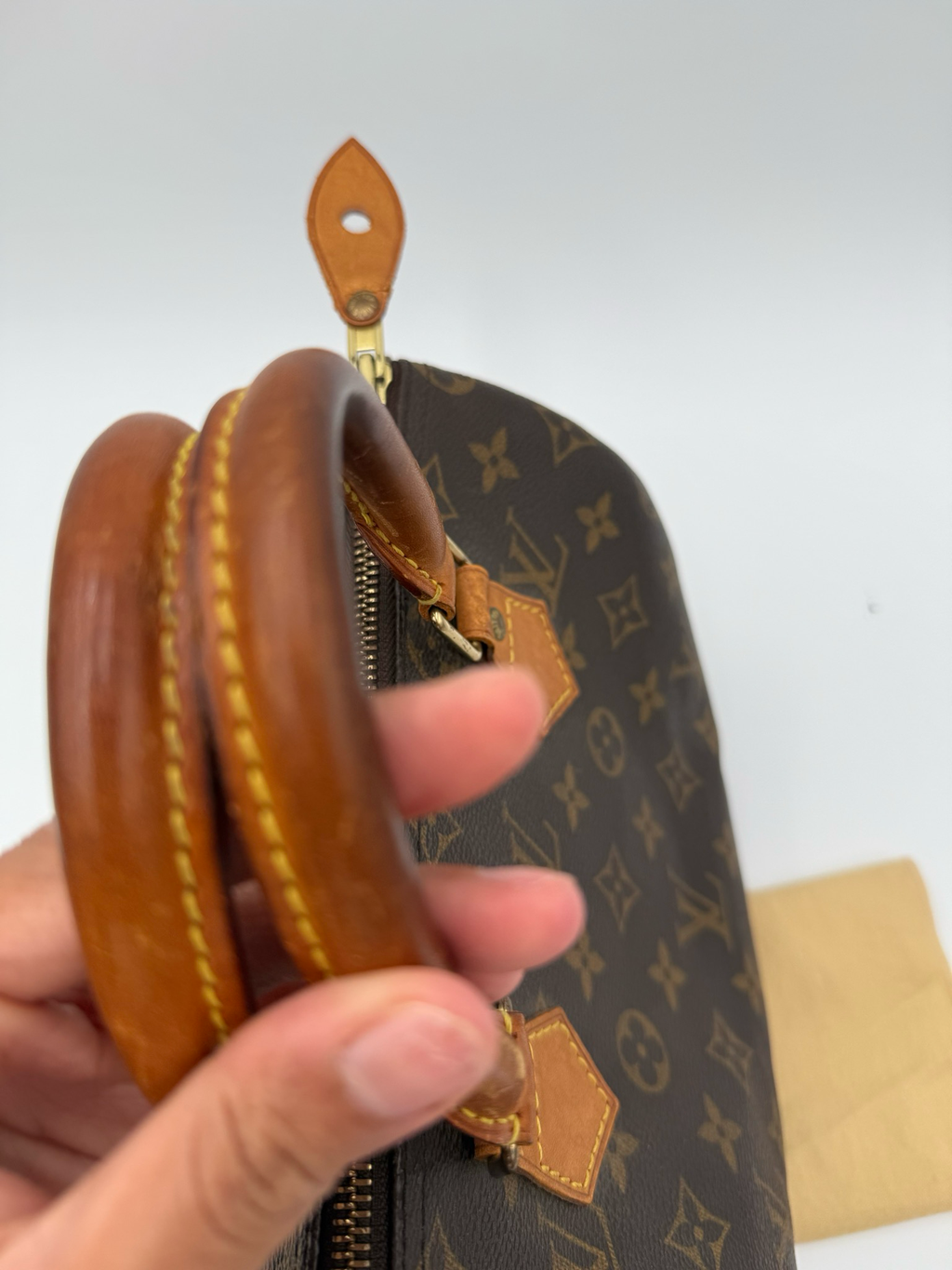 Louis Vuitton Monogram Speedy 25 Boston Satchel Top Handle