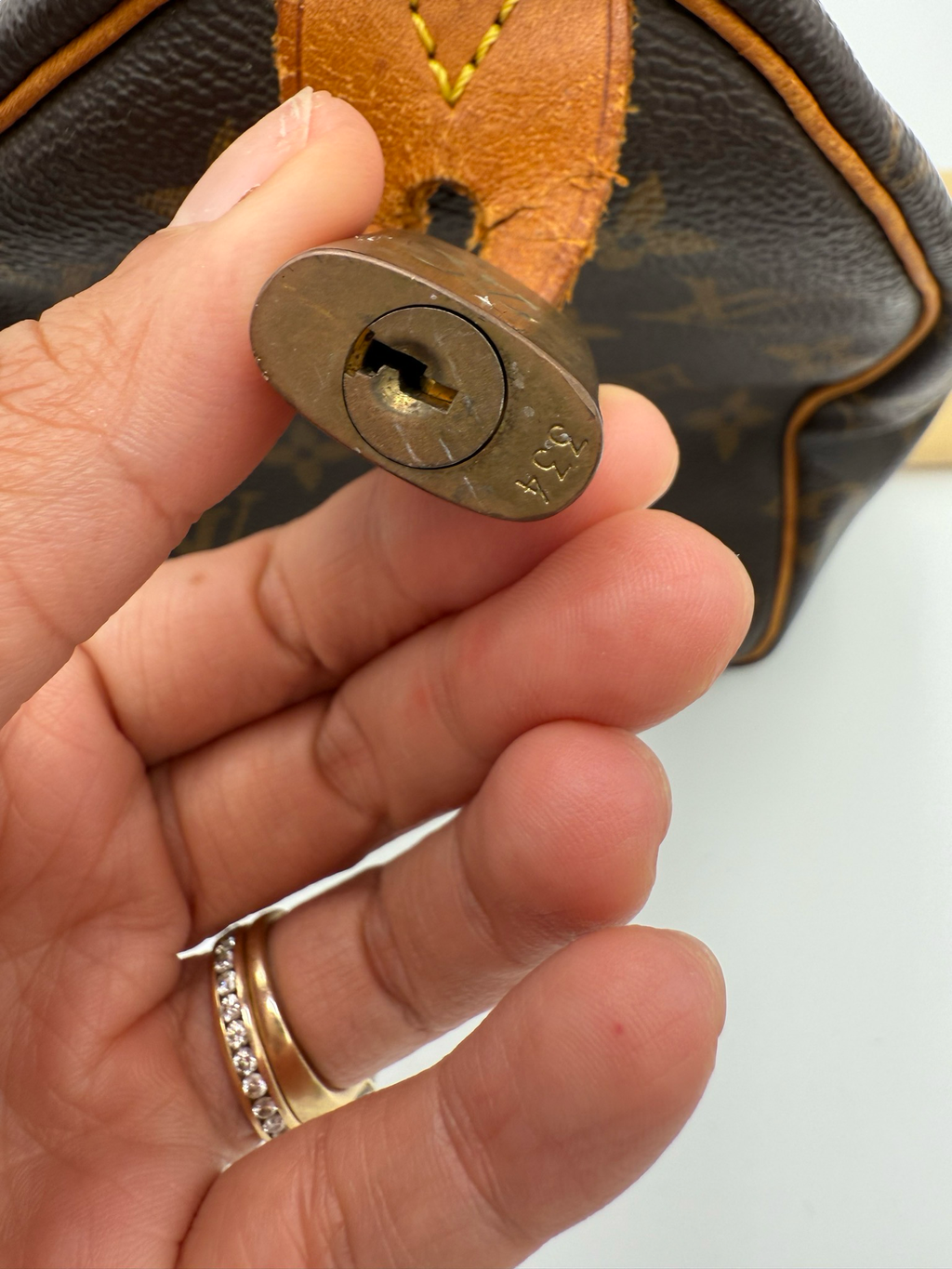 Louis Vuitton Monogram Speedy 25 Boston Satchel Top Handle