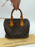 Louis Vuitton Monogram Speedy 25 Boston Satchel Top Handle