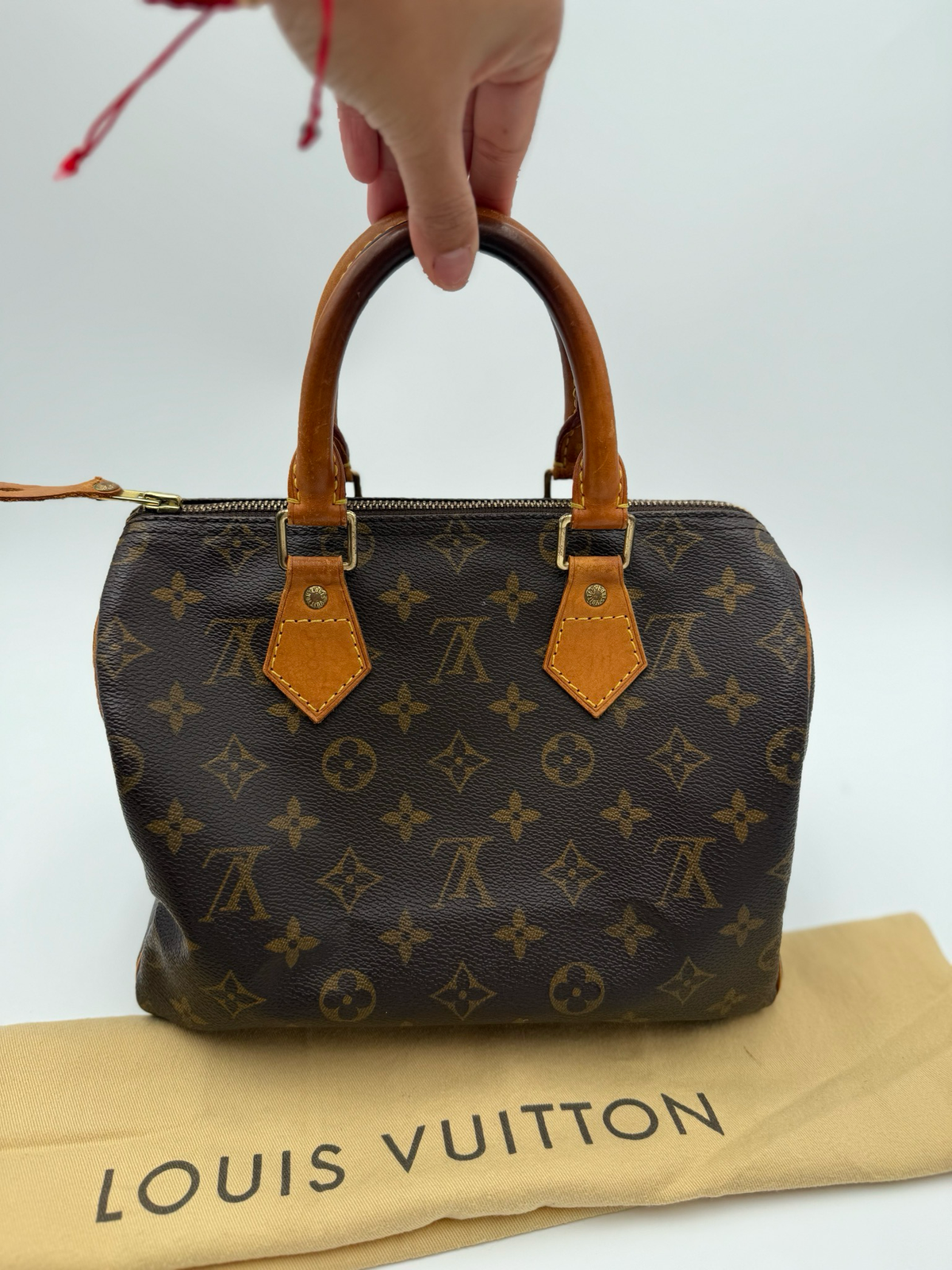 Louis Vuitton Monogram Speedy 25 Boston Satchel Top Handle