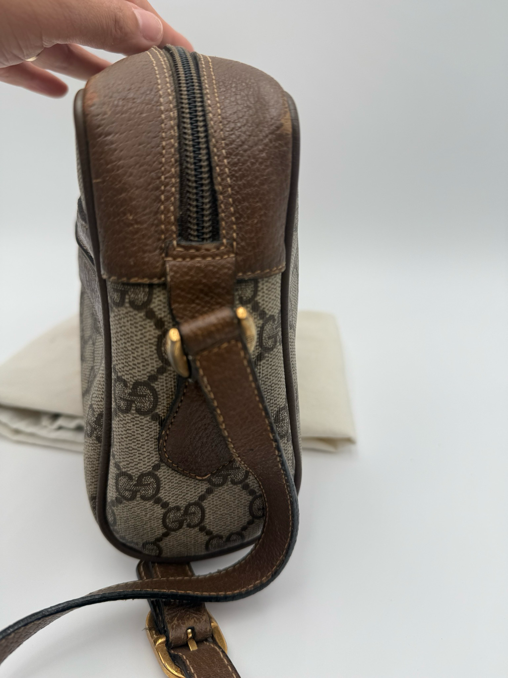 Gucci Supreme Ophidia Camera Bag Sling Web Crossbody