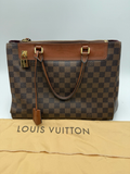 Louis Vuitton Damier Ebene Shoulder Hobo Bag Tote