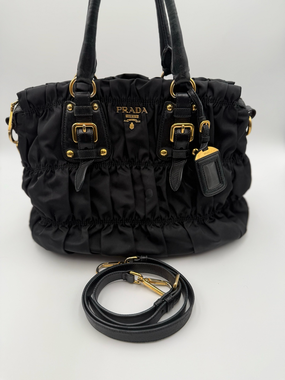 Prada Gaufre Nylon Tessuto
