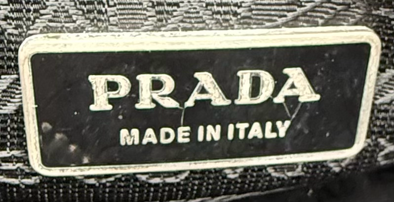 Prada Nylon Tessuto Hobo Shoulder Bag Triangle Logo Black