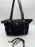 Prada Nylon Tessuto Saffiano Crossbody Messenger