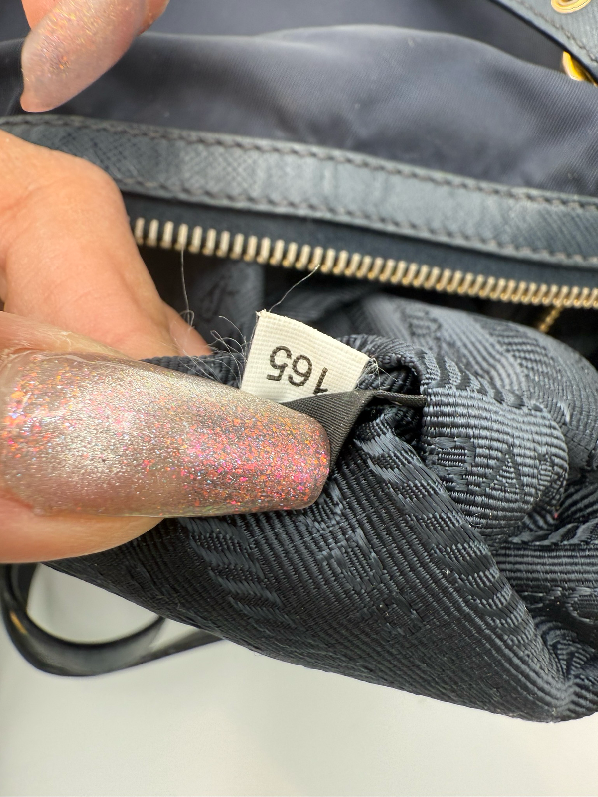Prada Nylon Tessuto Saffiano Crossbody Messenger