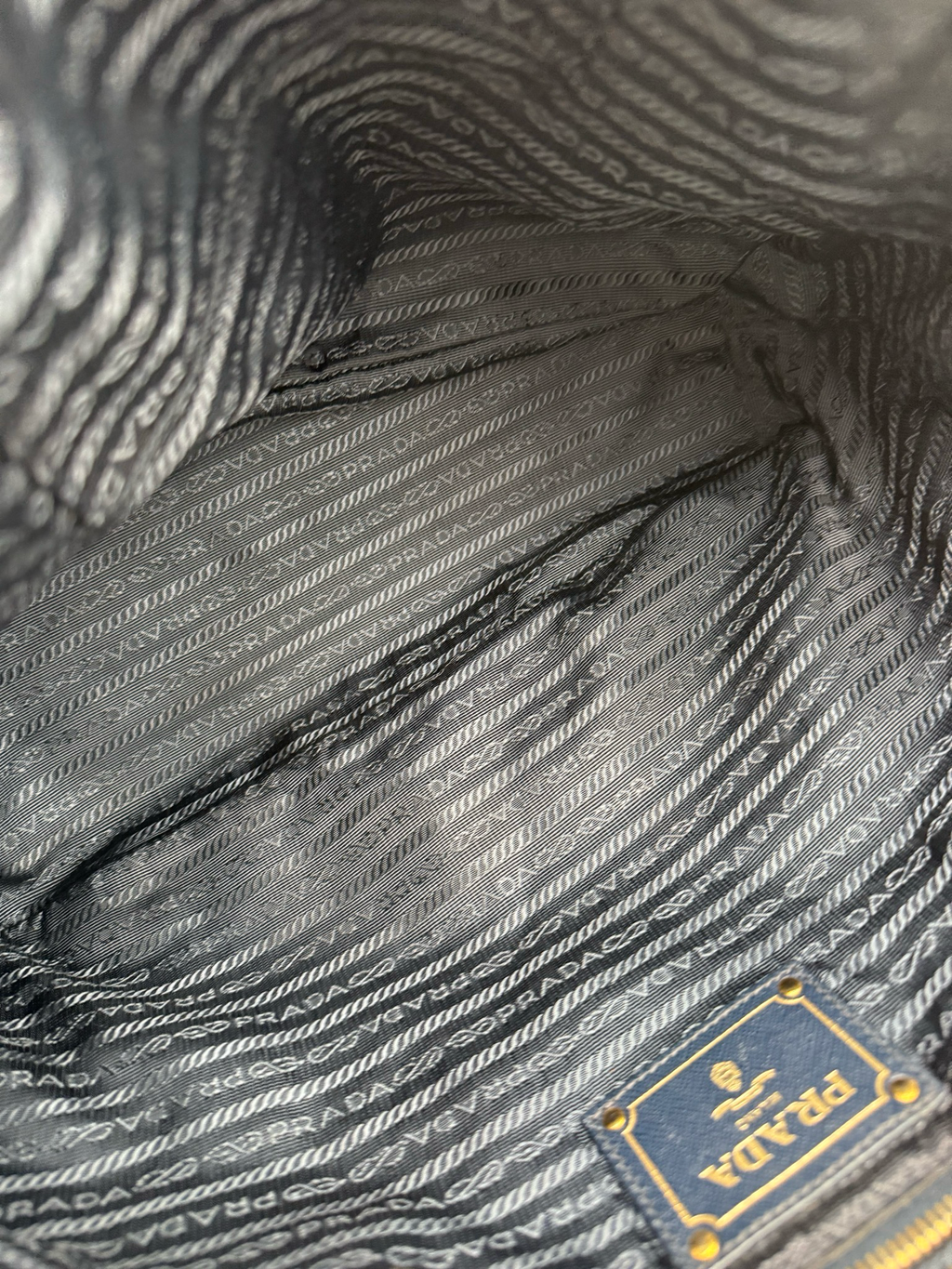 Prada Nylon Tessuto Saffiano Crossbody Messenger