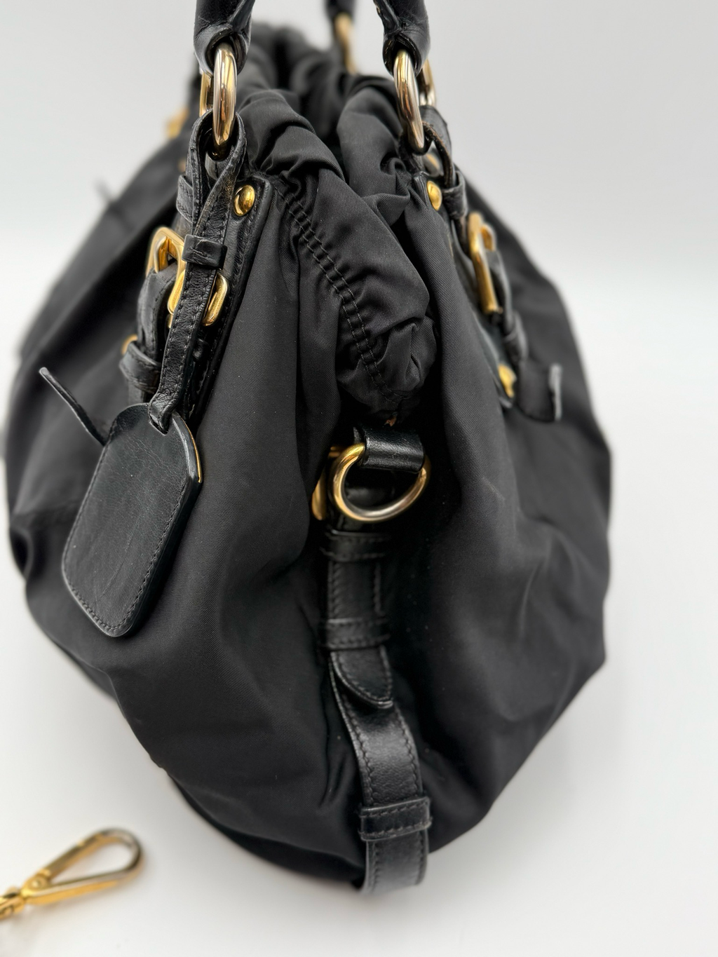 Prada Nylon Tessuto Crossbody Messenger Sling Bag Jacquard