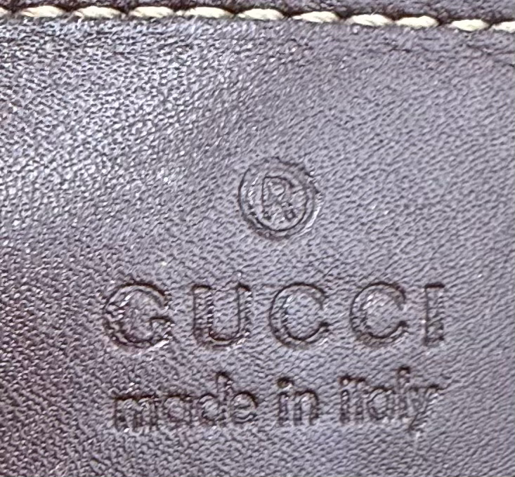 Gucci Monogram Supreme Zipper Tote Shoulder Bag