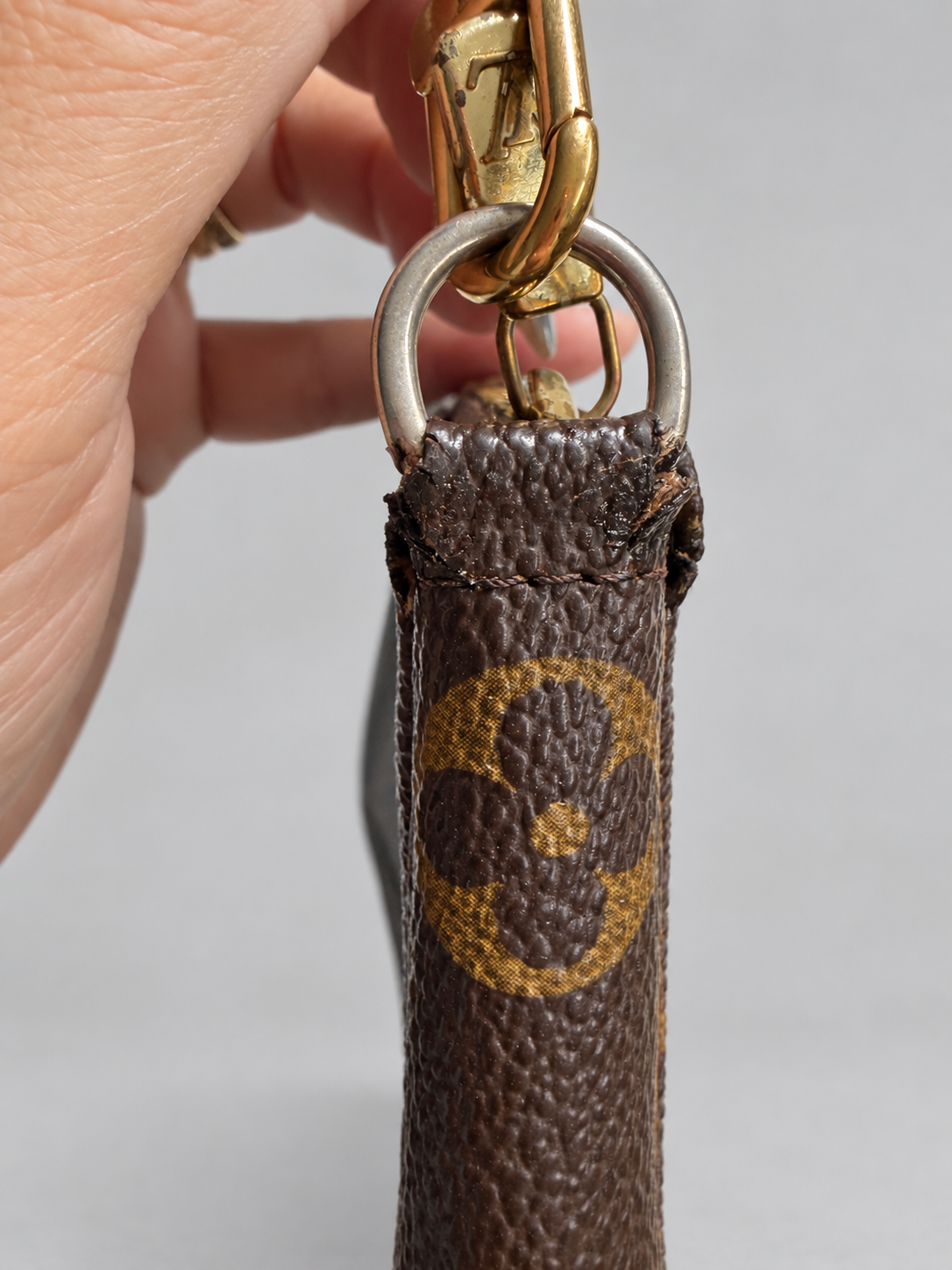 Louis Vuitton Monogram Pochette Accessories Hobo Shoulder
