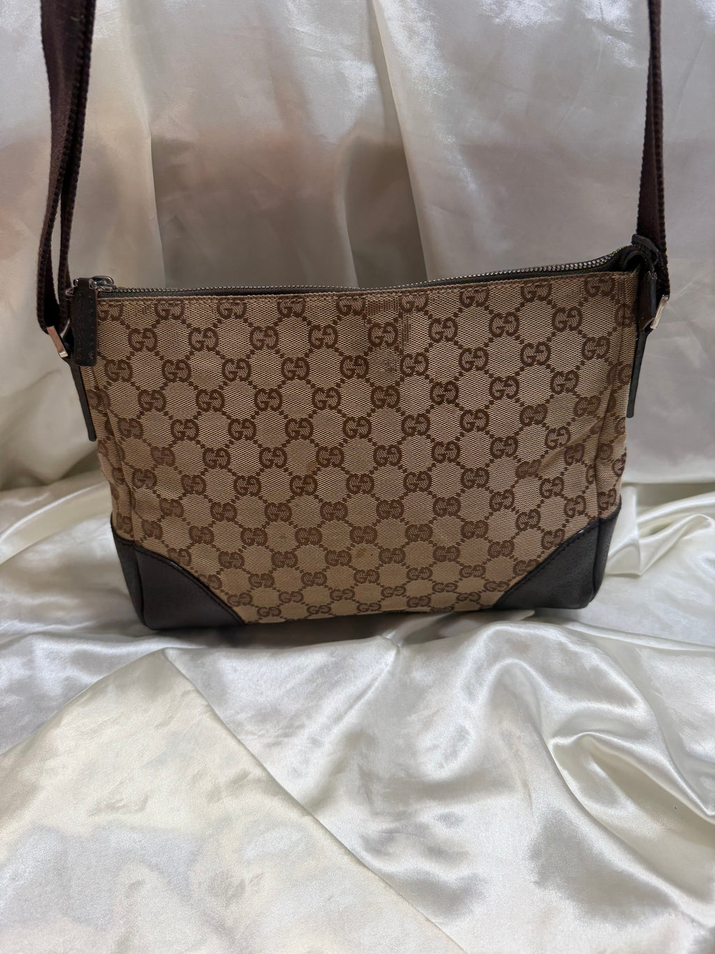 Gucci Monogram Canvas Messenger Joy Sling