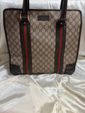 Gucci Monogram Supreme Web Vertical Travel Tote