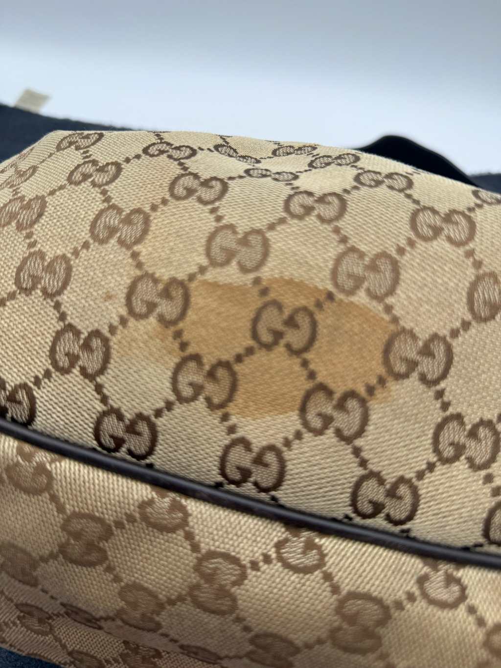 Gucci Monogram Sukey Hobo Shoulder Bag Canvas