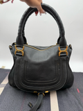 Chloe Marcie Saddle Medium Tote Shoulder Bag