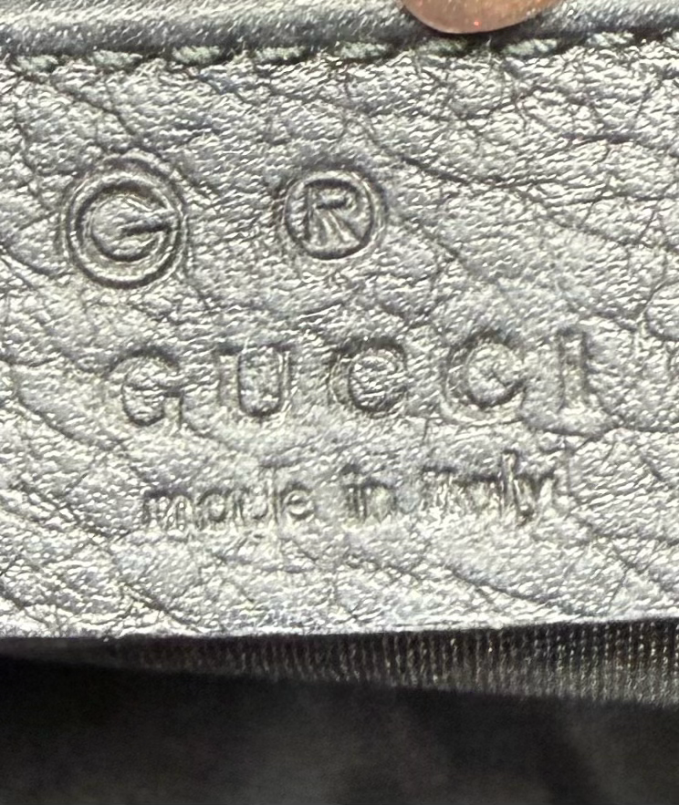 Gucci Monogram Canvas Denim Hobo Shoulder Bag