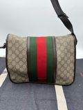 Gucci Web Flap Messenger Crossbody Sling