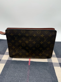 Louis Vuitton Monogram Pochette Homme Clutch Toiletry