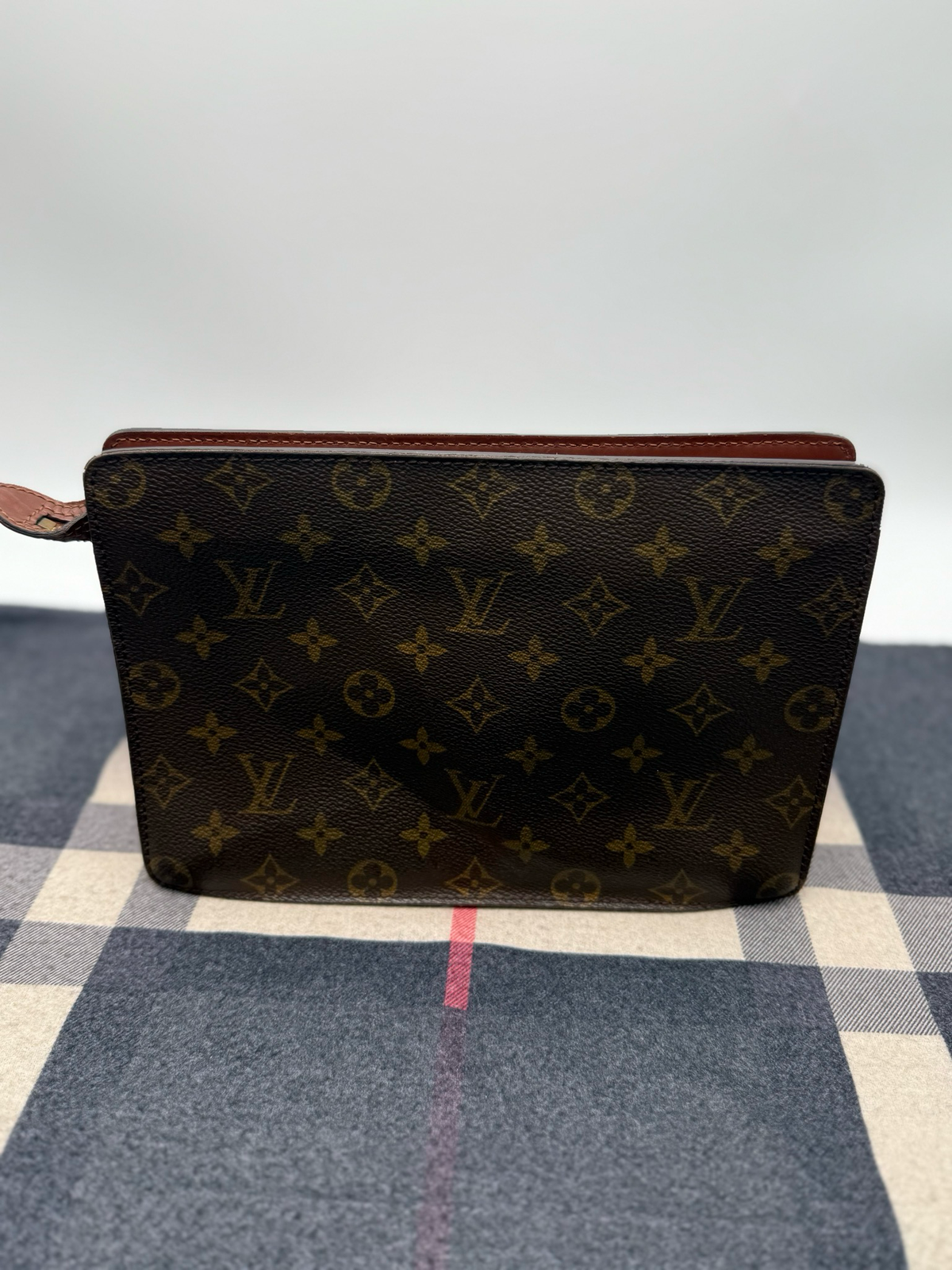 Louis Vuitton Monogram Pochette Homme Clutch Toiletry