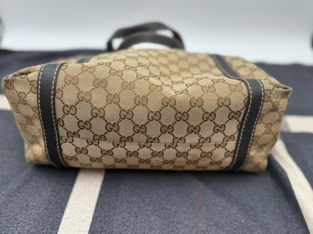 Gucci New Ladies Web Medium Tote Shoulder Bag