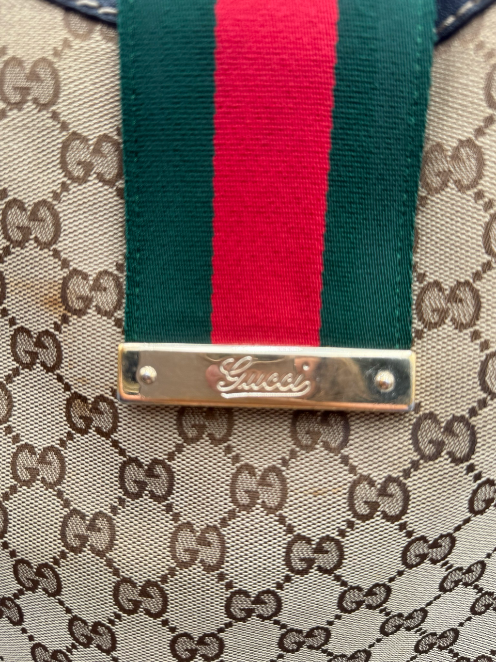 Gucci New Ladies Web Medium Tote Shoulder Bag