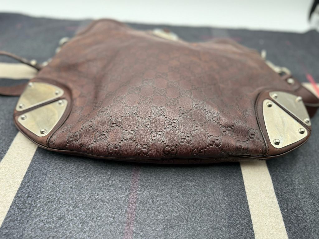 Gucci Indy Babouska Guccissima Leather Sling Messenger