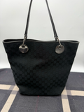 Gucci Monogram Eclipse Canvas Tote Shoulder Bag