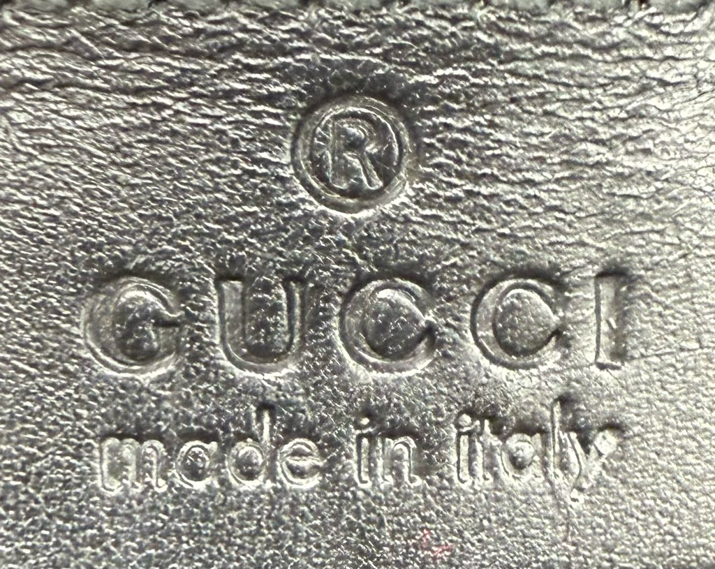 Gucci Monogram Canvas Black Shoulder Long Strap