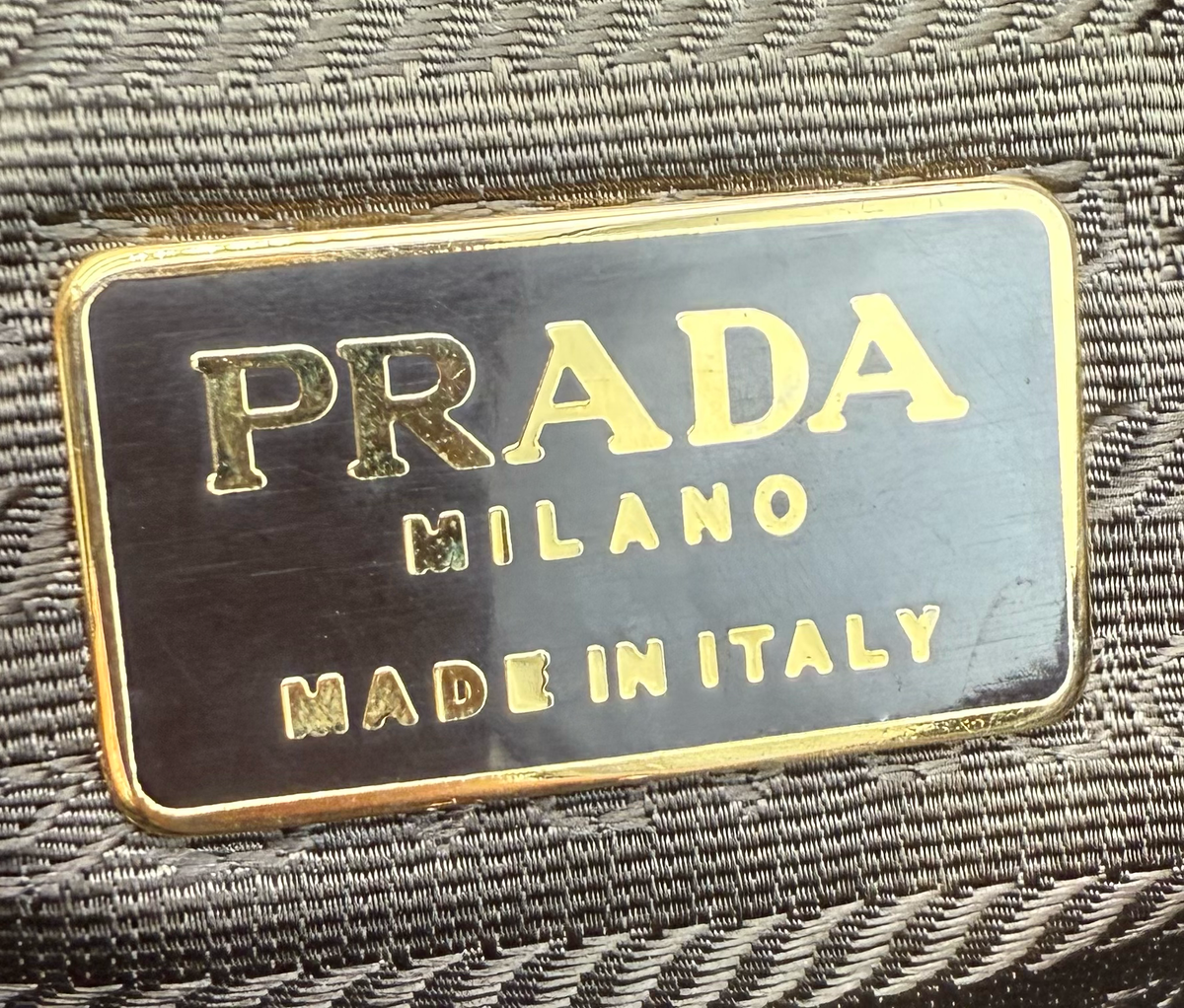 Prada Suede Small Boston Handbag Shoulder
