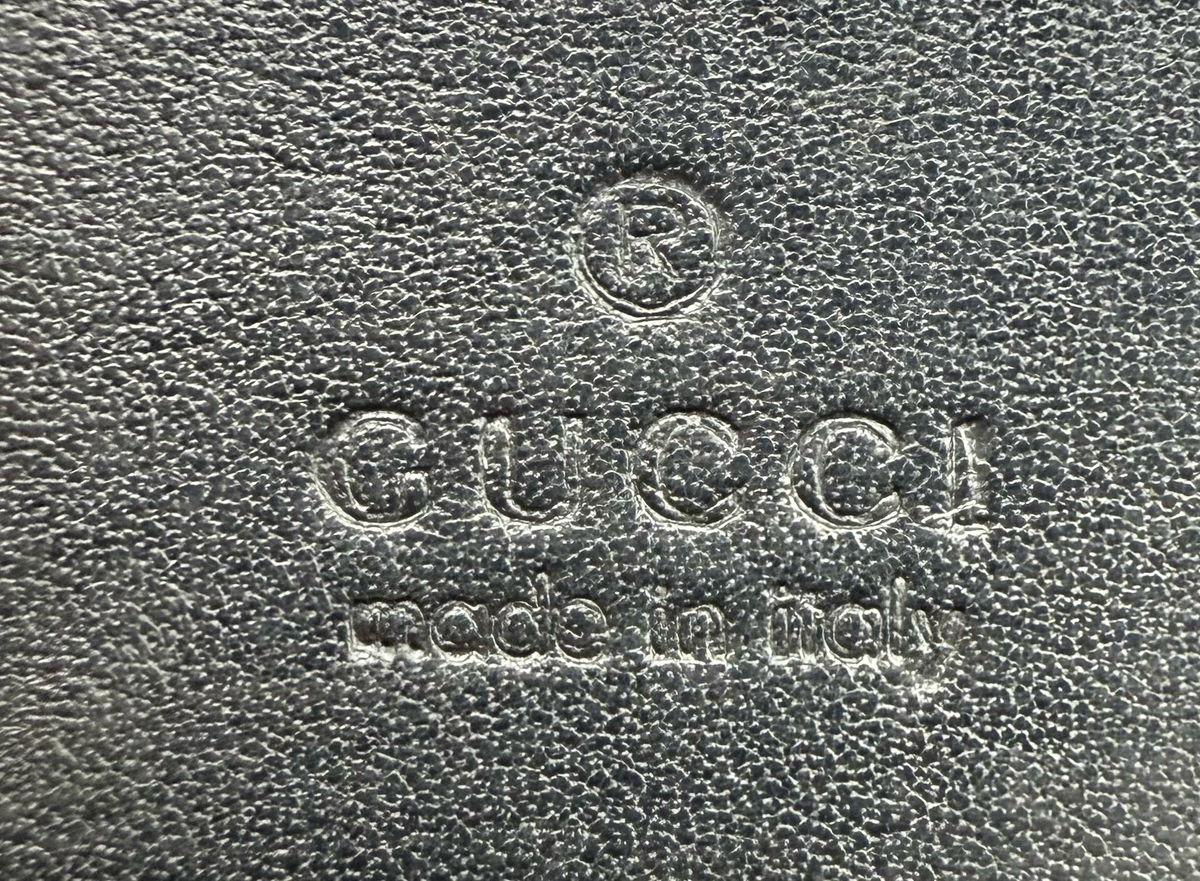 Gucci Marmont Black Bi-Fold Flap Card Wallet
