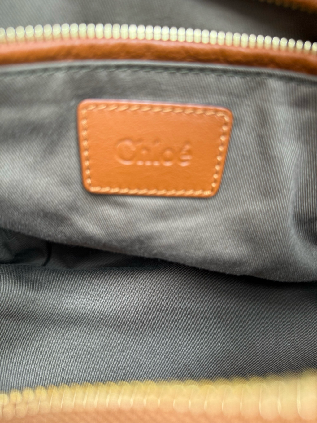 Chloe Marcie Hobo Large Shoulder Bag Tan Saddle