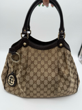 Gucci Monogram Canvas Sukey Tote Shoulder