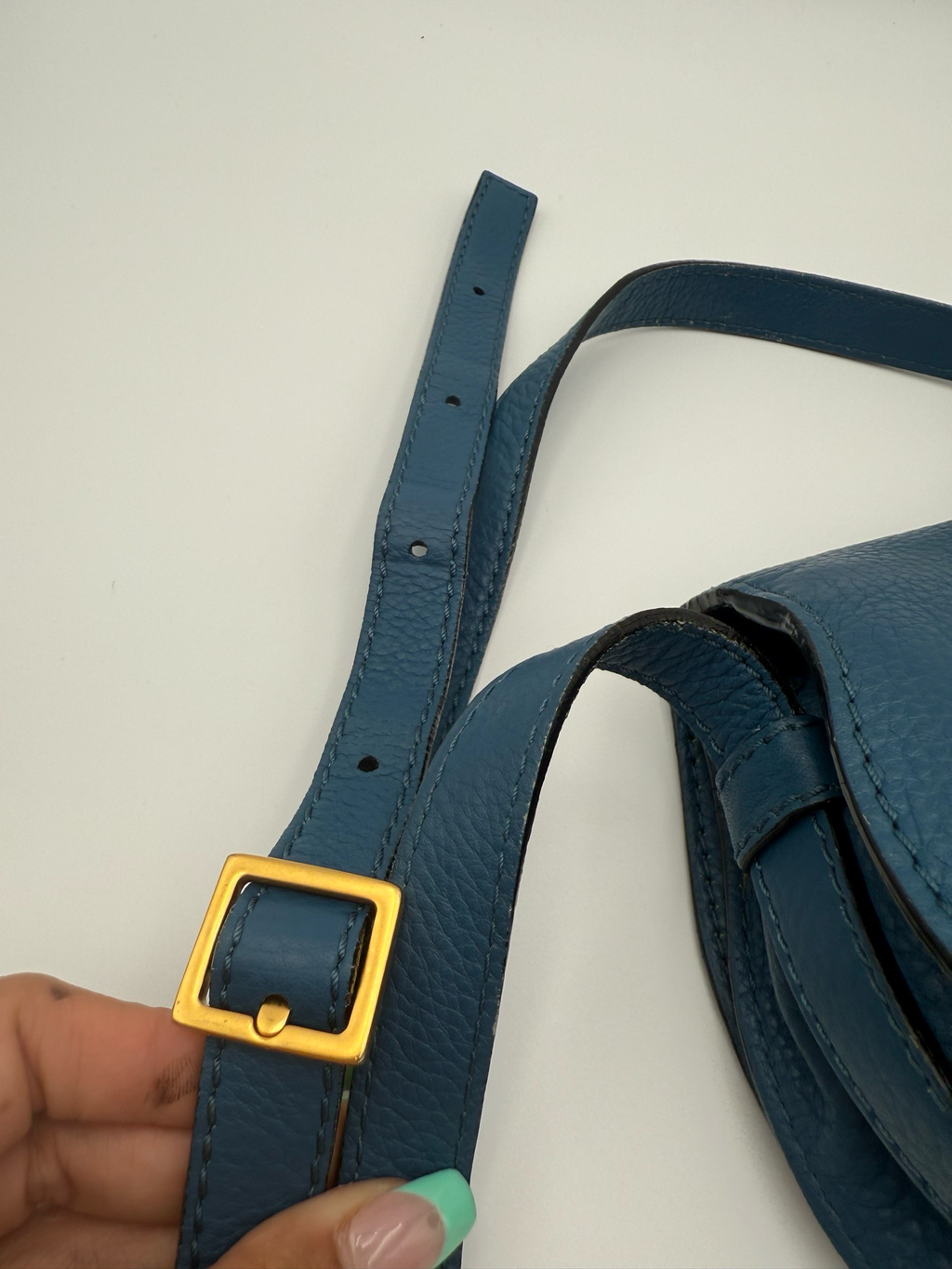 Chloe Marcie Small Saddle Crossbody Messenger