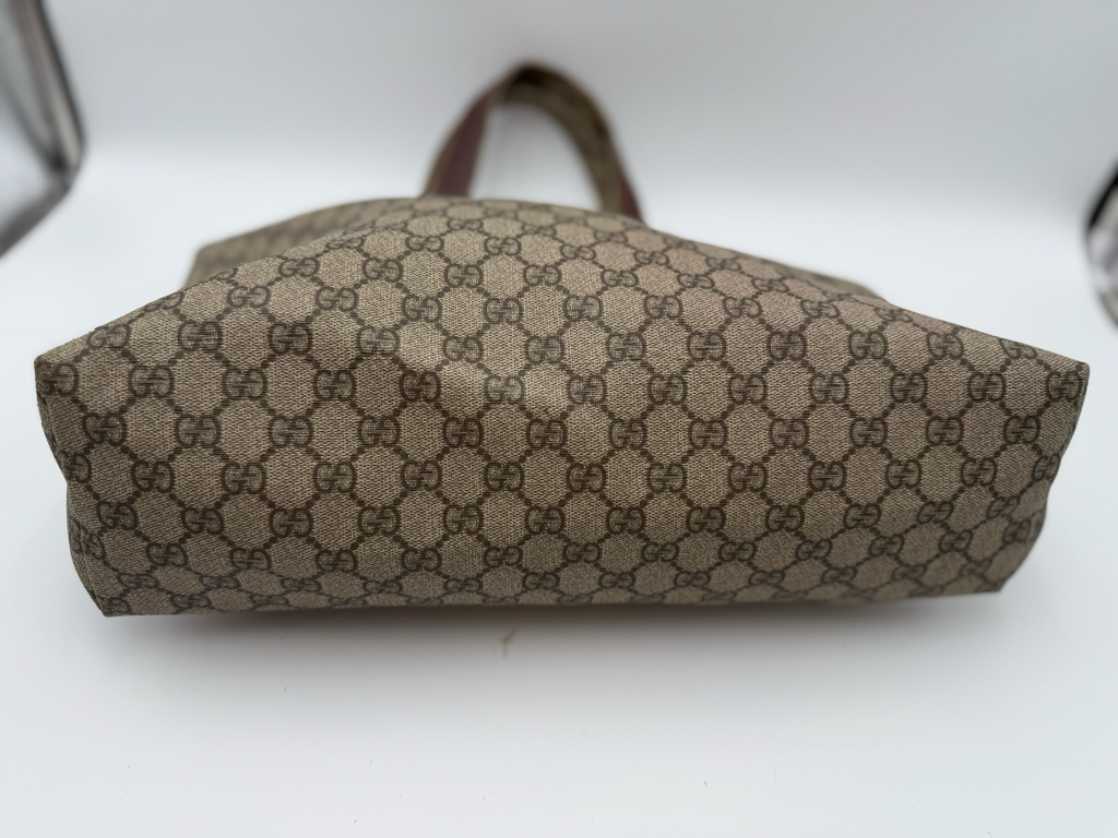 Gucci Monogram Web Loop Tote Supreme Medium