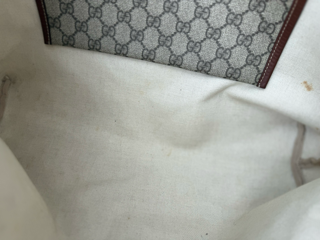 Gucci Monogram Web Loop Tote Supreme Medium