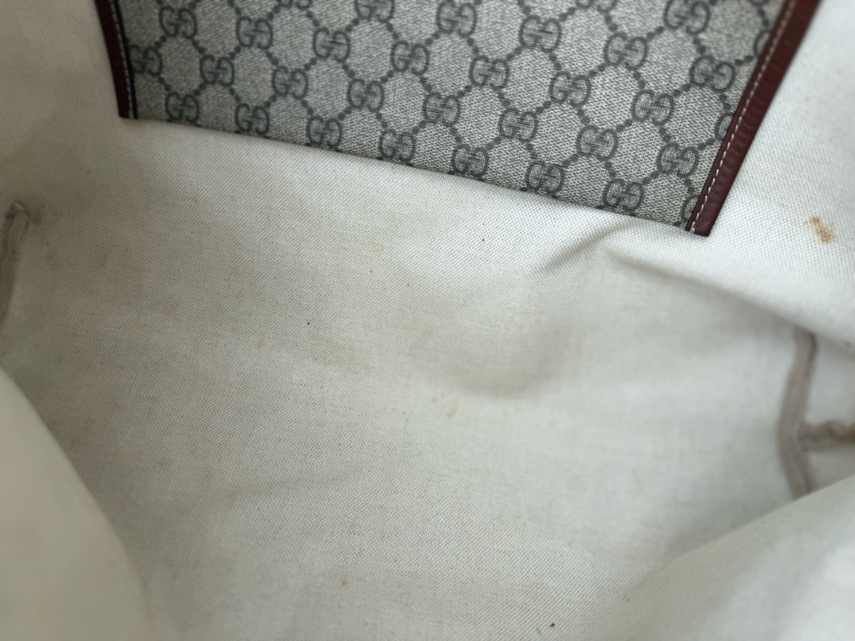 Gucci Monogram Web Loop Tote Supreme Medium