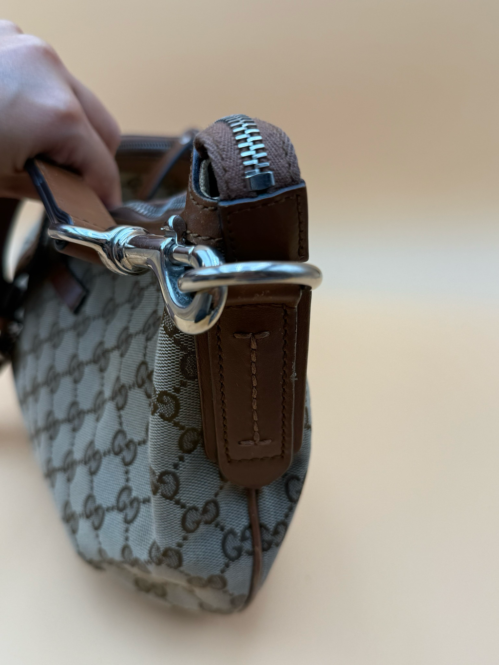Gucci Web Crossbody Messenger Sling Bag