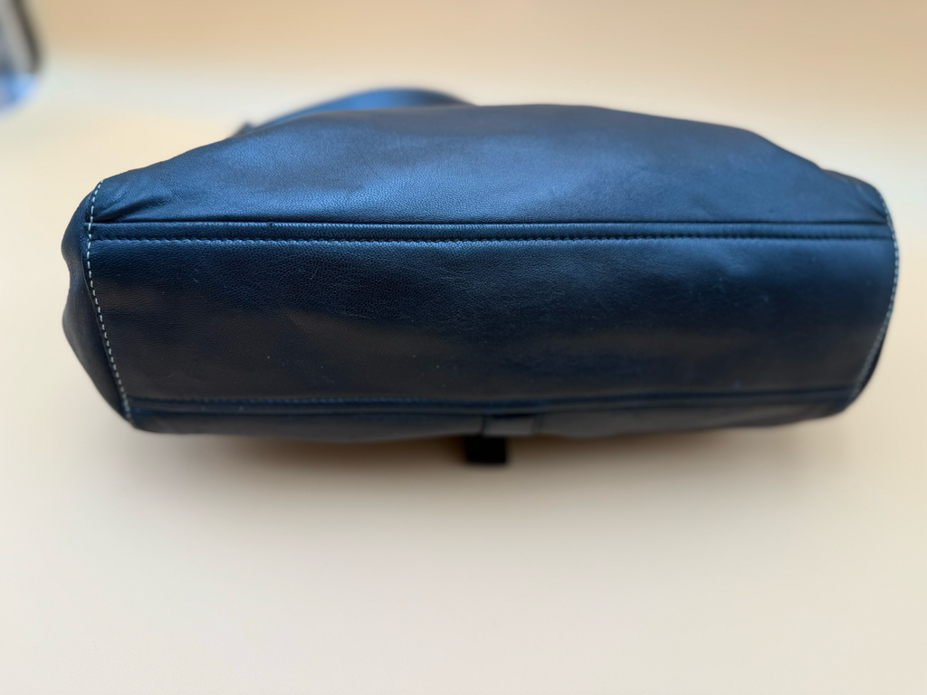 Prada Soft Leather Hobo Vintage Shoulder Bag